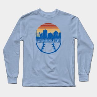 Durham, North Carolina Baseball Long Sleeve T-Shirt